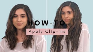 Howto Clipins  A Beginners Guide by The Hair Shop [upl. by Tuchman868]