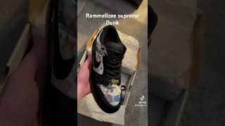 Rammellzee x Supreme x Sb Dunk best shoe drop this year [upl. by Jaffe]