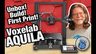 The Voxelab Aquila Unbox Build First Print [upl. by Yaf205]