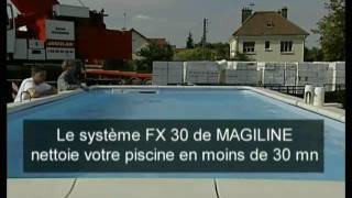 Test performance filtration piscines Magiline [upl. by Larianna]