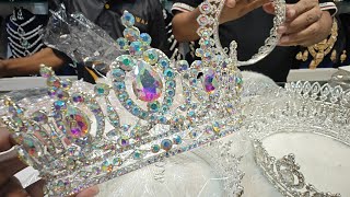 👑Gorgeous bridal crown at wholesale priceBirthday crown frozen crown wholesaler BD Online shop [upl. by Irrehc]