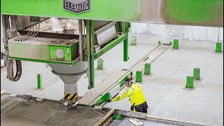 Precast wall plant in operation Santalan Betoni Finland [upl. by Mitman]