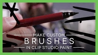 Create Custom Brushes in Clip Studio Paint [upl. by Jaddo]