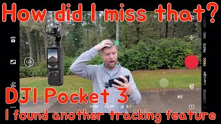 DJI Osmo Pocket 3  New Face  Subject Tracking Feature [upl. by Ecnaralc]