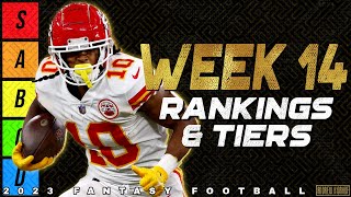 Top 36 Running Back Rankings  Week 14 Fantasy Football [upl. by Breena]