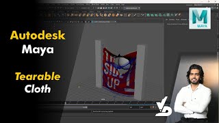 Autodesk Maya  Tearable Cloth [upl. by Nitsirc]