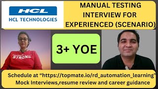 Manual Testing Interview Questions and Answers Testing Interview Questions  RD Automation Learning [upl. by Ulund592]