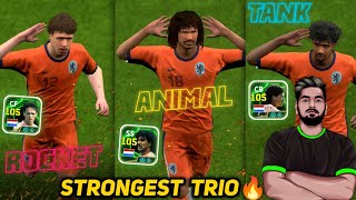 Glitch Trio Of EFOOTBALL 2025  105 Rated Strongest Players🔥  Over Hyped or Worthy  Full Review [upl. by Ynaffet3]