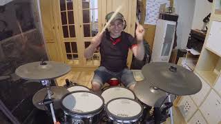 Andre Coluccelli practice on sunday  Drums  Roofgarden cover original by Al Jarreau [upl. by Lise]