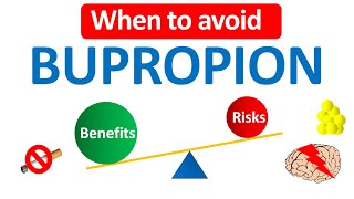 Bupropion and its contraindications  When to avoid [upl. by Itnavart]