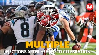 quotBears vs Panthers Brawl Multiple Ejections After Heated TD Celebrationquot [upl. by Eisdnil777]