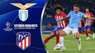 Lazio vs Atlético Madrid Extended Highlights  UCL Group Stage MD 1  CBS Sports Golazo [upl. by Datha]