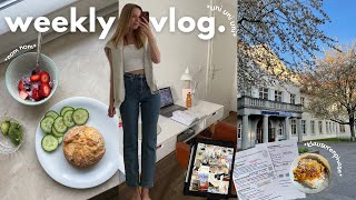 Eine Woche Uni mit Ups amp Downs I Realistic Weekly Vlog  Klausuren Psychologie amp What I eat [upl. by Shermie14]