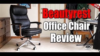 Gaming and Office Chair Review  The Beautyrest Black Executive Chair [upl. by Olathe447]