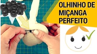 COMO COLOCAR OLHO DE MIÇANGA EM BONECA DE PANO  DRICA TV  TODA QUINTA 10H [upl. by Ahsuatal219]