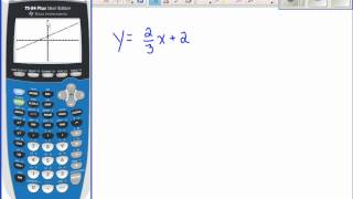 Graphing a linear equation [upl. by Evelinn]