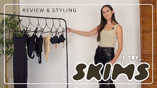 Petite Tries SKIMS  I SPENT 500 on Skims by Kim Kardashian  Unsponsored Review amp TryOn [upl. by Ariamo]