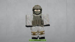 Roblox Lithuanian Soldier Avatar Build [upl. by Ivana]