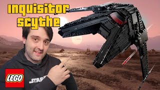 Flying the Sith Inquisitor Transport Scythe  LEGO Review 75336 [upl. by Ycniuqed157]