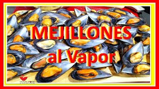 😋 como hacer MEJILLONES al VAPOR con vino blanco y apio receta rápida y muy sencilla [upl. by Lramaj31]