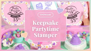 ✨SHOWCASE✨ Polly Pocket Keepsake Collection 35th Birthday Partytime Stamper [upl. by Ardnat]