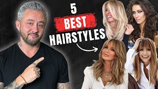 Long Hair After 50 The 5 BEST HAIRSTYLES [upl. by Danae]