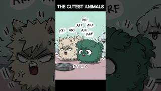 The cutest animal🪷anime mha bnha myheroacademia deku todoroki bakugou memes funny shorts [upl. by Madaras]