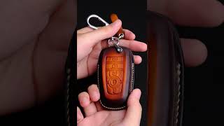 Ford Explorer Leather key fob cover  Logo ST handmade ford hmhofficial [upl. by Naerol]