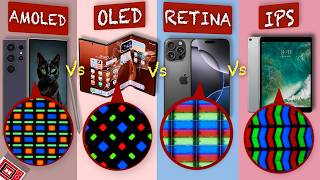 AMOLED vs OLED vs Retina vs IPS LCD vs Super AMOLED explained [upl. by Tobey]