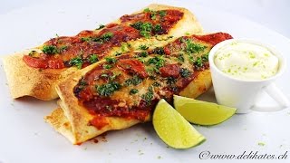 HelloFresh  Mexikanische Käse  Enchiladas Rezept Fussball EM Snack 2016 [upl. by Nohshan]