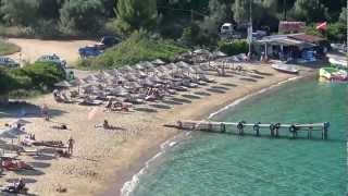 Skiathos  Tzaneria Beach [upl. by Ocirrej]