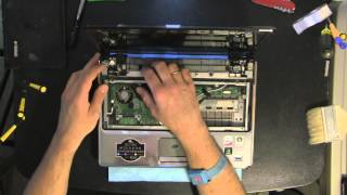 HP DV3000 laptop take apart video disassemble how to open disassembly [upl. by Pardner]