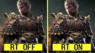 Black Myth Wukong Benchmark Ray Tracing ON vs OFF RTX 4080 4K Graphics Comparison  UE5  黑神话 悟空 [upl. by Esidarap]