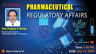 LIVEPharmaceutical Regulatory Affairs [upl. by Yssim938]