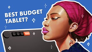 Best Budget Pen Tablet VEIKK VOILA L Tablet Review  Demonstration Photoshop  Ibispaint X [upl. by Menon524]