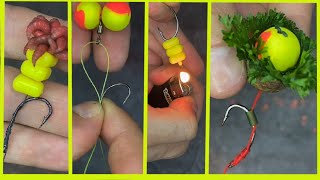 Montage Asticots Bouillette Carpe Amour Blanc Fishing [upl. by Anilrac]