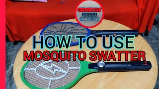 HOW TO USE MOSQUITO ELECTRIC SWATTER IN PROPER WAY [upl. by Nostaw819]