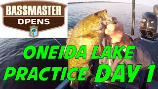 Bassmaster Opens Oneida Lake Practice [upl. by Eboh]