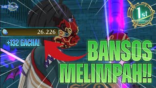 METRIA ANNIVERSARY DAPAT BANSOS MELIMPAH 132X GACHA  METRIA Indonesia [upl. by Serilda]