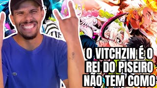 Piseiro dos Hashiras  Rodeio dos Pilares Kimetsu no Yaiba  Vitch  REACT [upl. by Guild]