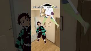 Mitsuri Stuck in the Attic 🍑👀🤣 demonslayer demonslayeredit mitsuri tanjiro iguro vrchat [upl. by Eniak]