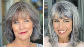 Best Hairstyles for Older Women in 2023  Hairstyles for Middle Aged Women Designed to Flatter [upl. by Ecilegna]