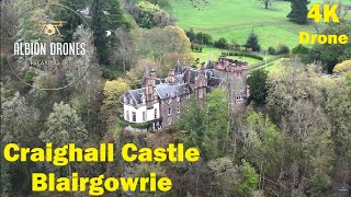 Hidden and beautiful Craighall Castle and the Gorge Blairgowrie Perthshire  DJI AIR3 4K [upl. by Benedict618]