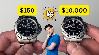 Is a 150 Rolex Clone THAT Much Worse Than a 10000 Rolex [upl. by Godliman12]