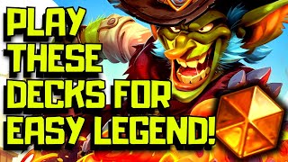 Best Hearthstone Decks For Legend Right Now Showdown In The Badlands [upl. by Arinayed700]