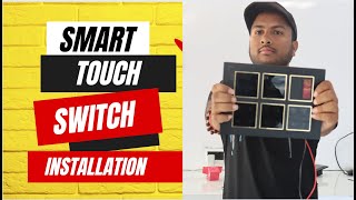 touch switch installation in Hindi [upl. by Lebatsirc]