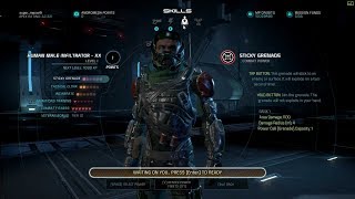 Mass Effect Andromeda No Revive Lv1 Platinum Solo Human Infiltrator [upl. by Gainor843]