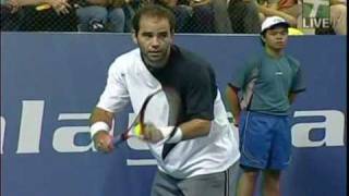 Sampras v Federer  Kuala Lumpur 2007 2nd EXO 49 [upl. by Barnabe]