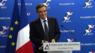 François Fillon 1er tour des primaires quotun remarquable succèsquot [upl. by Lledo638]