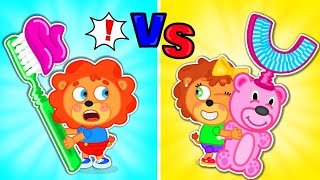 LionET  Dont Choose the Wrong Toothbrush  Best Parenting Life Hacks  Cartoon for Kids [upl. by Ainel]